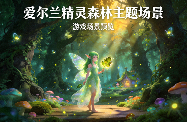 爱尔兰精灵游戏森林精灵主题场景预览图